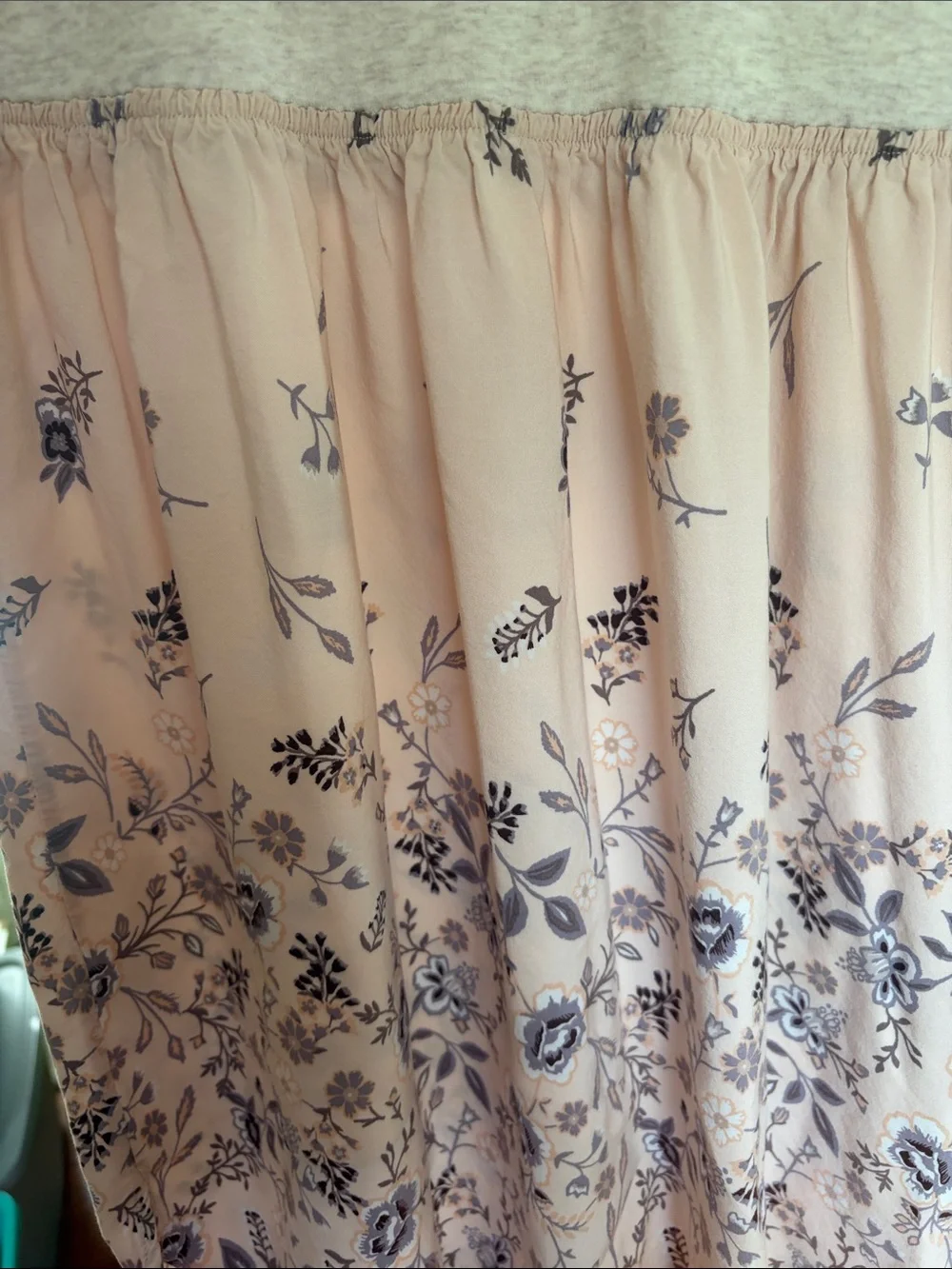GAP Beige Top with Pink Floral Skirt Kids Dress